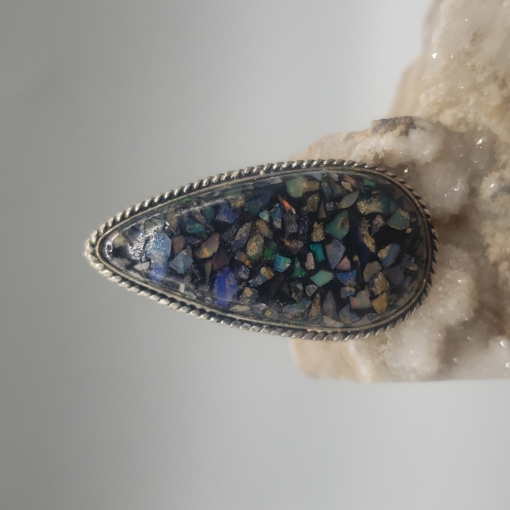 Ethiopian Fire Opal Ring